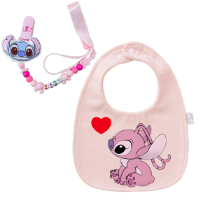 Disney | 2 pieces - Cute baby bibs for feeding baby napkins Suitable for boys and girls Used for soothing newborn pacifiers wiping saliva