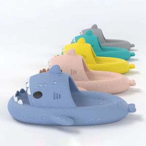 Shark Slippers New Fashion Cartoon Shark Slippers Womens Non-slip Casual Sandals for Men
