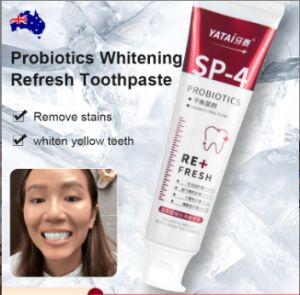 vivi lifestyle Probiotic natural whitening refreshing toothpaste