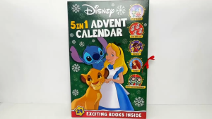 Disney 5 In 1 Story & Activity Advent Calendar 24 Books Gift Set For Kids (Hardcover)