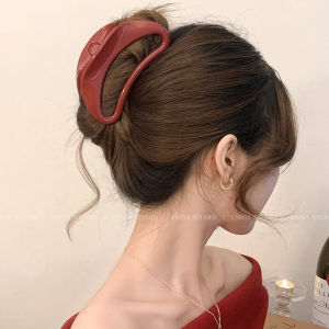 Large Size Acrylic Hair Claw Clip Womens Fashion Spring Season Elegant High-End Feeling Shark Clamp Hair Accessories