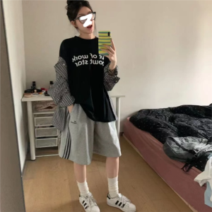 Quần Short Thể Thao Rộng Rãi Mùa Hè Cho Nam Và Nữ Quần Short Bóng Rổ Năm Điểm Quần Short Ống Rộng Quần Dài Thường Ngày