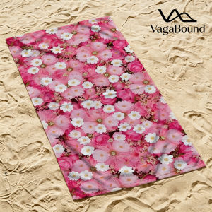 BILIBILI | Pink Blossom Denses Quick Drying Beach Towels Ultra Lightweight Fast-drying Super Absorbent It is a must-have item for summer