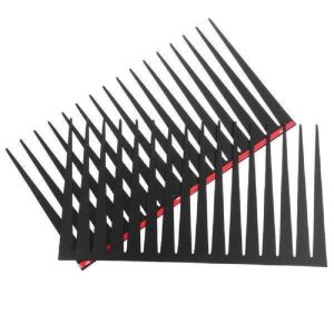 3D Charming สีดําขนตาปลอม Fake Eye Lash สติกเกอร์ไฟหน้ารถตกแต่งรูปลอกตลก 1 คู่