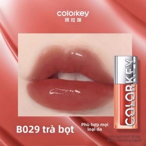 COLORKEY | Son Môi Colorkey Water Wave Lip Glaze R023 Son Bóng Miro Dạng Lỏng Lâu Trôi Dưỡng Ẩm Cho Môi Màu Trung Tính Màu Hồng