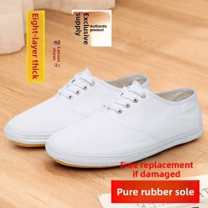 Low-cut Gym Shoes Ball Shoes Martial Arts Nurse Work Shoes White Canvas Shoes Women