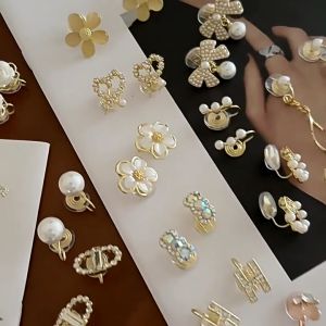 Ear Clip/ Clip-On Earring Minimalistic Style Fashion Earing (No Piercing Required) Subang Telinga [Ready Stock Malaysia