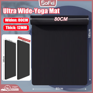 Yoga Mat 80CM Wide 10-12MM Thick Yoga Matt for Workout Excercise Mat for Men and Women