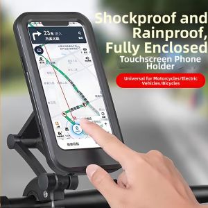 TANGJIXIONG | Shake-Resistant Weatherproof Helmet Compatible Phone Holder