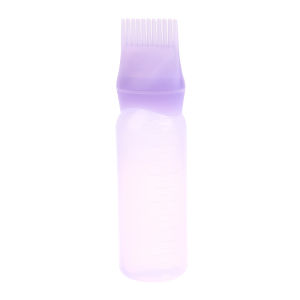 120ml Professional Hair Oil Applicator Bottle Hairdressing Color Comb Refill Dye Bottle Salon Coloring Supplies