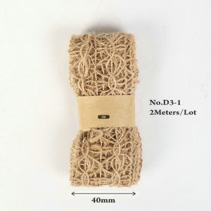 2 Meters/Lot Natural Jute Burlap Ribbon Diy Gift Warrping Hemp Vintage Ribbons Festival Decoration Party Crafts Christmas Tree