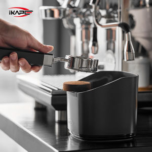 IKAPE V2 Knock BoxEspresso Grounds OrganizerAnti-slip Bevel Coffee Knock BoxBarista Tool Enhanced for Better Manipulation
