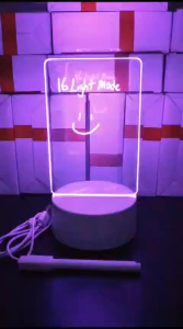 LED Acrylic Message Note Board 3 Light Mode Luminous Schedule Organizer Planner To Do List [Local Stock]