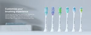 For Genuine Philips Sonicare W2 Replacement Toothbrush Heads HX6064 Black Pack of 4&8