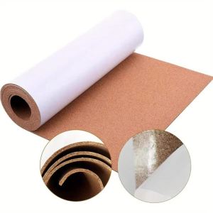 1 Roll Self-Adhesive Cork Sheet – Multipurpose Cork Roll for Bulletin Boards Wall Decor DIY Crafts & Party Decorations