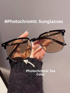 Photochromic Semi-frame Sunglasses For Men And Women Prescription / Non-prescription