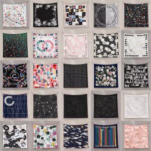 Fashionable 90cm X 90cm Silk Scarf Korean Style Sunscreen Decorative Shawl Multifunctional Large Square Silk Towel for Summer