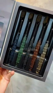 Set Kotak Berus Gigi Mountain and Sea Series 5-Piece Berkualiti Tinggi Berus Lembut 5-Piece Soft Bristle Toothbrush Set