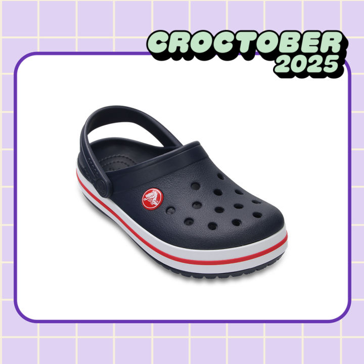 Crocs Kids Crocband Clog in Navy Red Lazada Lazada PH
