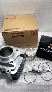 Blok Seher Blok Cylinder Assy Seher + Ring Seher Yamaha Vega ZR Jupiter ZZ Jupiter Salib Robot Lexam Kode Part 5D9-E1310-10 Gress Baru Original Asli Yamaha