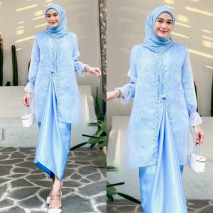 ALIKA HNB MAXY DRESS BRUKAT PESTA GAMIS ORGANZA
