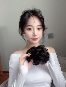 [Sản Phẩm Hot] Búi Tóc Giả Dạng Cột Xoăn Đủ Màu Dễ Dùng