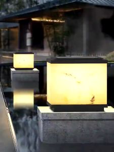 Lampu pagar solar Garden light Outdoor Waterproof 3-Colors Solar fence lamp Sensor LED solar light outdoor lighting