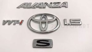 Emblem Avanza Type \"S\" Full Chrome Harga Sudah 5 PCS