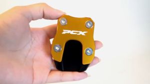 【Sell-Well】 MotoMaven For HONDA PCX160 PCX 160 CC 2023 PCX150 PCX 125 ADV160 ADV 160 2023 ADV150 Motorcycle CNC Kickstand Foot Side Stand Support Extension Pad & Tire Valve Stem Air Caps