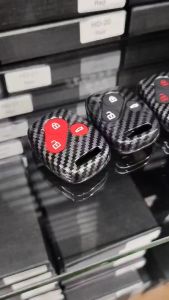 เคสกุญแจรถยนต์ Honda Accord FRV CRV แบบ3ปุ่ม ลายเคสเคฟล่า ปุ่มซิลิโคน คุณภาพเรียบเนียน