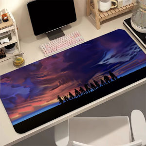 Bandai | HD Printing A-Attack on T-Titan Anime Gaming Mouse Pad Desk Mat Non-slip Rubber Base Lock Edge for PC Laptop Keyboard Mat Gift