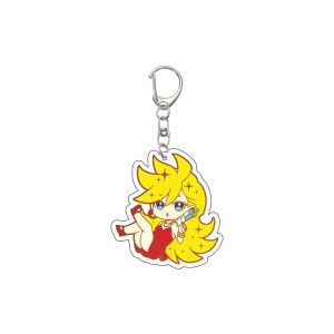 Bandai | 55MM Anime Panty & Stocking With Garterbelt Acrylic Móc Khóa Dễ Thương Quà Tặng Giáng Sinh Thiết Kế Tất Ngắn Đến Đầu Gối Dành Cho Người Hâm Mộ Bandai
