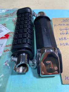 NSRยางพักเท้าหลังแท้ตรงรุ่นอย่างดีชุบโครเมี่ยม(H-907.55)NSR-RR