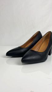 Size 35-42 High Heels Simple Womens New Style Pointed Shallow Mouth Thick Heels Fashion Womens Shoes