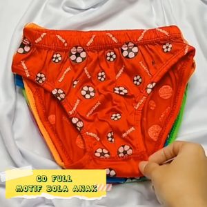 Cd / Celana Anak Cowo Cangcut Anak Laki-Laki Motif Full Bola Warna Warni