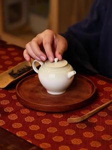 SANQINTANG | Bộ Trà Sứ Bóng Tro Lọc