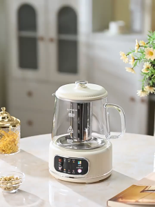 1.3L Health Pot 530W Home Office 6 Function Electric Kettle 11 Temp Set Glass Flower Fruit Tea Cooker with Filter 养生壶