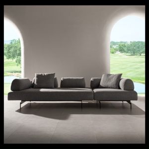 Cozylant Canyon Grey Fabric Modular Sofa / 1 Seater / 2 Seater / 3 Seater Living Room Sofa / Day Bed Sofa / Adjustable Sofa / Sofa Set