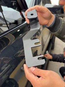 Everest Hood Ditch LED Light Pod Mount bracket Low Profile Mount for16-25 Ford Ranger Wildtrak Raptor XL XLT Lamp Holder