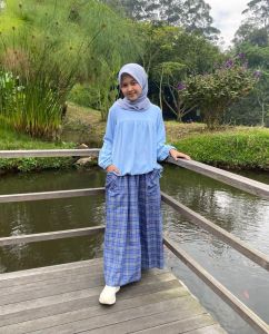 Set Rok Anak Perempuan Terbaru New Cutetrik Baju Muslim Anak Perempuan Remaja Setelan Rok Qila Set Rok Abira