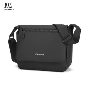 LouisWill Shoulder Bag Fashion Waterproof Shoulder Bag Messenger Bag Portable Travel Bag Large Capacity Cross Body Bag Lightweight Casual Bag Leisure Sport Street Bag