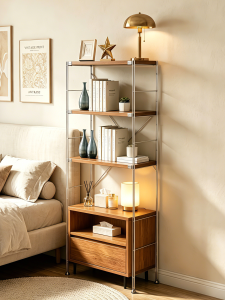 AMU·PIGGY | Multi-level Over Bed Shelf Space-saving Storage Rack