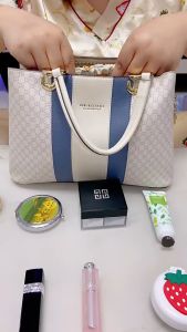 BabyShop-T57 Tas Pouch Mini Travel Motif Elegant Penyimpanan Kosmetik Pembalut Wanita Kabel Data