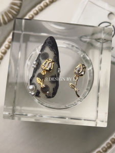 LZ ใหม่ ทันสมัย ตกแต่งเล็บประกาย Rose Diamond U3 เครื่องมือความงามเล็บสําหรับผู้หญิงหญิง