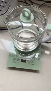 IDOWELL 1.8L electric health teapot thick glass multi-function health teapot 28 functions 3-pin SG plug office multi-function kettle for decoction