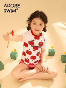 Adoreswim 2025 Mùa Hè Mới Dành Cho Trẻ Em Nữ Đồ Bơi Lửng Chống Nắng Phong Cách Công Chúa Thời Trang Cao Cấp