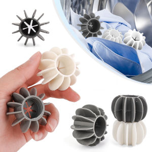 🔥4pcs Reusable Silicone Laundry Ball/ Anti-entanglement Washing Machine Pet Hair Catcher/ Household Clothes Cleaning