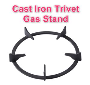 Cast Iron Wok Pan Pot Support Rack Stand Burner Universal Cast Iron Wok Pan Support Rack Stand For Burners Gas Stove Cover Gas Stove Wok Stand /Gas Cooker Stand/ Kaki Dapur Stand/ Kuali Stand(1pcs)