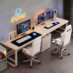 ZHUOHE | 2 Person Home Desk with Drawer