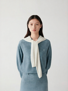 ICICLE | Silk Chiffon Long Sleeve Patterned Womens Blouse